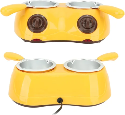 Miniatura 9 de Olla para fundir chocolate, mini olla eléctrica para fondue con doble olla de fusión, máquina de templado de chocolate de queso para derretir