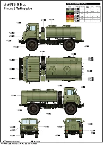 Miniatura 2 de Trumpeter Kit de construcción de petrolero ruso GAZ-66 (TR01018)