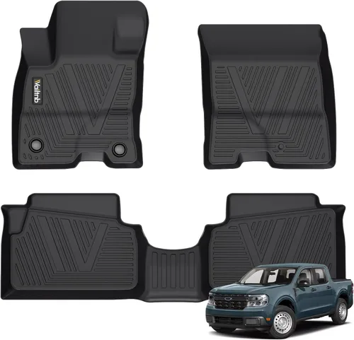 Miniatura 15 de Tapetes de piso para todo clima y forro de carga con respaldo para Chevrolet Suburban de 7 asientos 2021-2025 / GMC Yukon XL de 7 asientos