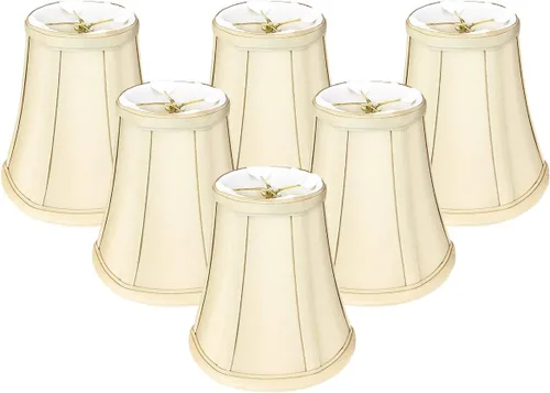 Miniatura 57 de Royal Designs, Inc. BSO-704FC-6AGL True Bell - Pantalla básica para lámpara con clip de llama, 3.5 x 6 x 6.25, dorado antiguo