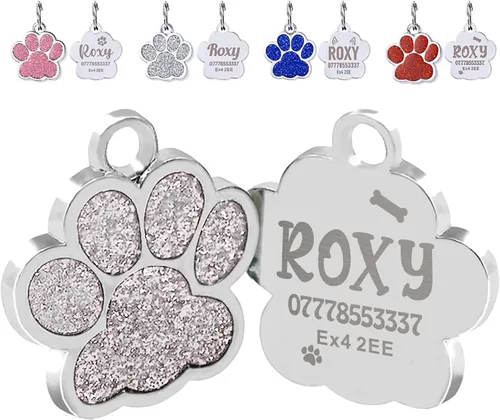 Miniatura 17 de Etiquetas para perros personalizadas para mascotas, etiqueta para perro, etiquetas para gato, etiquetas de nombre de perro personalizadas, etiquetas