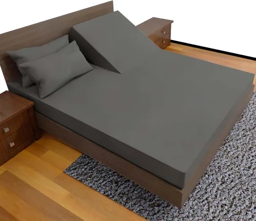 Miniatura 42 de Top Split King - Juego de sábanas para cama ajustable, 4 piezas con bolsillos profundos, sábanas de microfibra de doble cepillado, sábana bajera