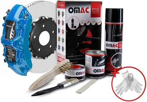 Miniatura 13 de Kit de pintura para pinza de freno OMAC a base de epoxi, color negro brillante de Nueva York, alta temperatura Nueva York Negro (Brillante) RAL:9005