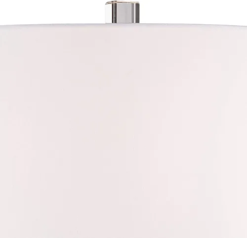 Miniatura 3 de Barnes and Ivy Iris - Juego de 2 lámparas de mesa asiáticas chinas estilo tarro de 28 pulgadas de alto, cristal de porcelana azul, Ginebra de tela