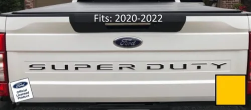 Miniatura 2 de Calcomanías de texto en inglés Super Duty para coche Ford, para la parte trasera de F250 F350 F450 (2020)