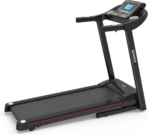 Miniatura 2 de Caminadora plegable con inclinación, máquina eléctrica para caminar, pantalla LCD de 5 pulgadas, música Bluetooth, capacidad de 250 libras