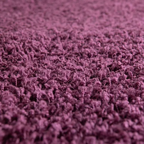 Miniatura 4 de Unique Loom Zuniga Solid Shag Collection alfombra moderna de felpa negra de área (7' 0 x 10' 0)