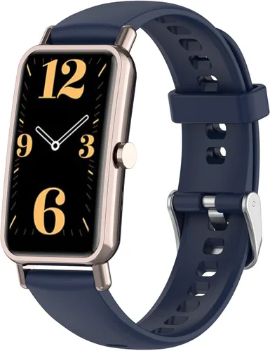 Miniatura 20 de Senter Banda de liberación rápida de silicona suave de 0.630 in para Huawei Watch Fit Mini Smart Watch Púrpura