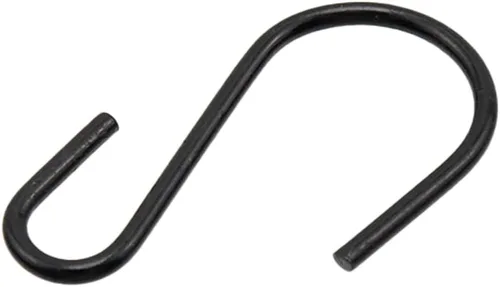 Miniatura 3 de T Tulead Ganchos para colgar mini ganchos de hierro de 26 × 0.591 in/1 x 0.6 pulgadas, mini ganchos en S, paquete de 40 ganchos para colgar macetas
