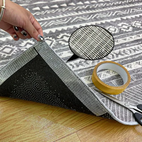 Miniatura 4 de WENSSKKU Cinta de tela extra fuerte de doble cara, 1 pulgada x 33 pies (32.8 ft), resistente para ropa y alfombra, alta adherencia, ideal