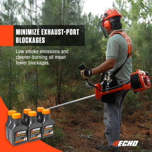 Miniatura 3 de Echo 6450001G Power Blend Gold Oil Mix 50:1 para 2 tiempos, equipo de potencia para exteriores, semisintético de alto rendimiento, baja emisión