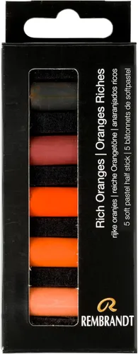 Miniatura 14 de Rembrandt Juego de micro pastel suave, 10 barras de media pieza, selección de tonos oscuros Dark Shades