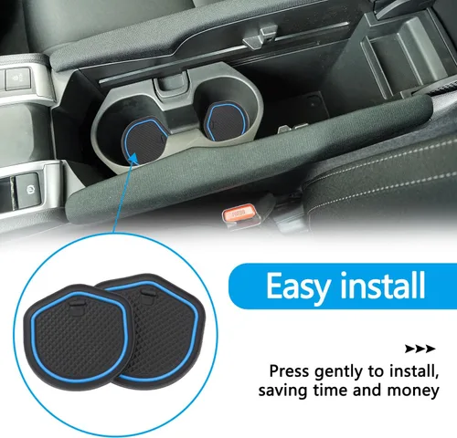 Miniatura 4 de Soporte para tazas con accesorios para Honda Civic 2016-2021 Lx Ex Si Sport Hatchback Coupe Sedan Insight consola central soporte para botella