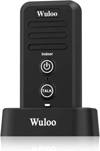 Miniatura 10 de Wuloo Timbre de intercomunicador inalámbrico para aula en casa, timbre electrónico impermeable con rango de 1/2 milla, 3 niveles de volumen, batería