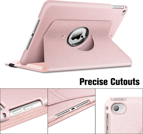 Miniatura 4 de Fintie - Funda giratoria para iPad 6ª / 5ª generación (2018/2017), iPad Air 2 / Air 1 (24.6 cm), funda con soporte giratorio de 360 grados, función