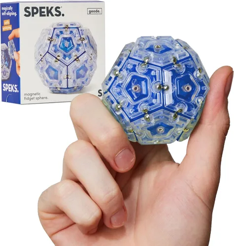 Miniatura 10 de Speks Geode - Juguete magnético antiestrés, juguete de escritorio sensorial para adultos y adolescentes de 14 años en adelante, regalo