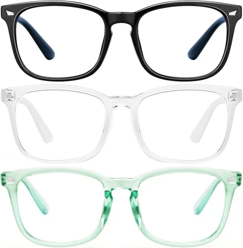Miniatura 14 de hunsquer Gafas de luz azul para mujer/hombre, gafas de luz azul para computadora negro (806803blacktoucha)