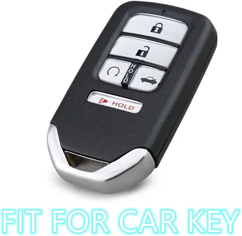 Miniatura 3 de Funda de silicona para llavero inteligente compatible con Honda Accord Civic CR-V CRV Pilot Passport Insight EX EX-L Touring. Número de pieza