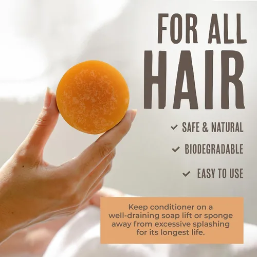 Miniatura 6 de Barra de acondicionador hialurónico y seco, acondicionador natural para el crecimiento, hidratante para cabello seco, desenredante para todo