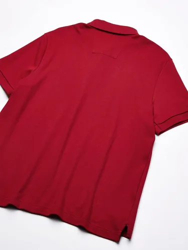 Miniatura 4 de NAUTICA Polo de algodón suave liso de manga corta para hombre