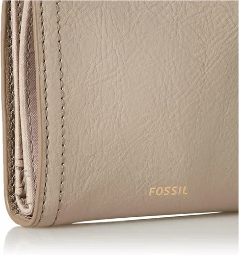 Miniatura 3 de Fossil Logan - Cartera plegable de cuero con bloqueo RFID para mujer