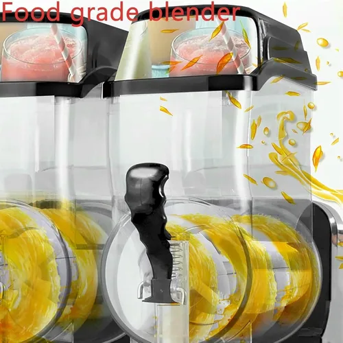 Miniatura 4 de Máquina comercial del aguanieve del hielo, bebida congelada que hace la máquina con el tanque material de la gran capacidad de 12L/24L/36L, control