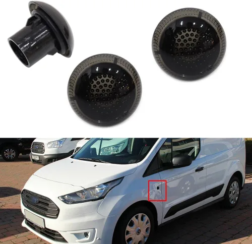Miniatura 8 de Para 2010 2011 2012 2013 2014 2015 2016 2017 2018 2019 2020 2021 Ford Transit Connect Luces de Repetición de Marca de Parachoques Lateral con Lente