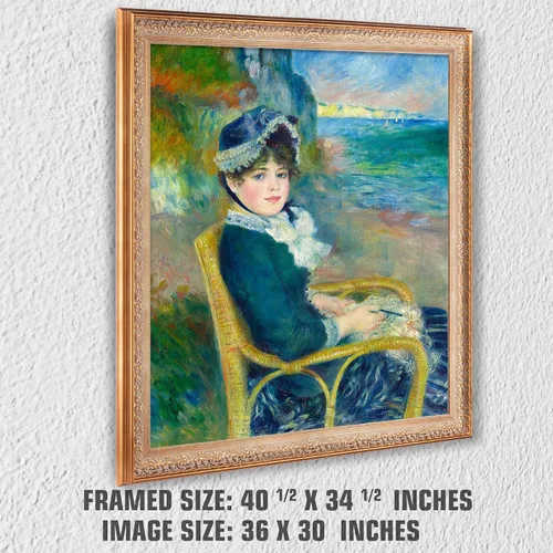 Miniatura 439 de A&T ARTWORK Campo de trigo con cipreses de Van Gogh Las reproducciones de arte clásico mundial, impresiones en lienzo giclée para decoración