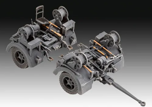 Miniatura 5 de Revell 03325 3.5 in Flak 37 + Sd.ANH.202 1:72 Escala 1:72 Kit de modelado de plástico sin pintar