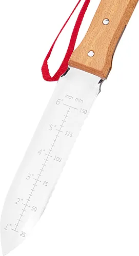 Miniatura 3 de Nisaku NJP651 Cuchillo Hori para Desbrozar y Excavar - Edición Endurecido HRC58, Auténtico Tomita (Est. 1960) Acero Inoxidable Japonés, Cuchilla
