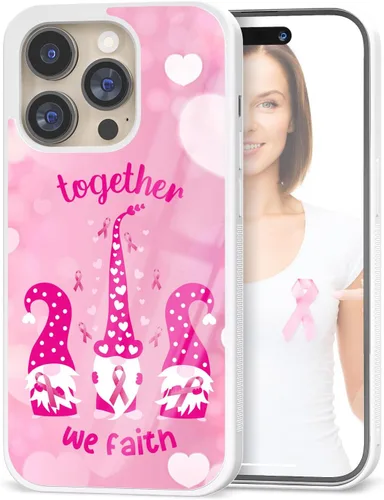 Fundas de teléfono para concientización sobre el cáncer de mama, regalos de sobrevivientes para mujeres, funda rosa para iPhone 11, 12, 13, 14, 15,