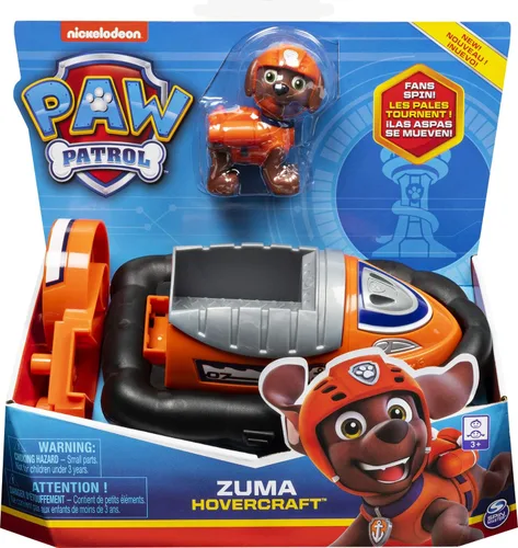 Miniatura 2 de Paw Patrol, Zuma's - Vehículo de aeronave con figura coleccionable, para niños de 3 años en adelante