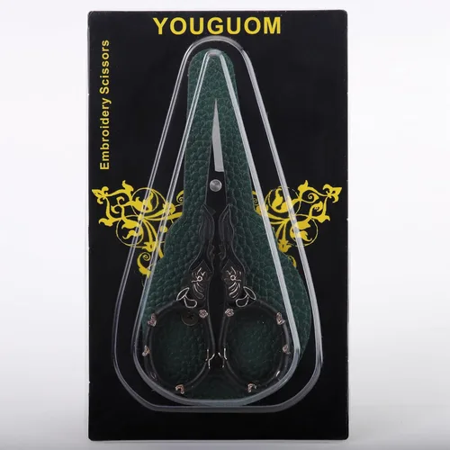 Miniatura 7 de YOUGUOM Tijeras de Detalle Pequeñas con Estuche, Tijeras Afiladas para Labores de Aguja para Costura Manualidades Crochet Punto de Cruz Estambre