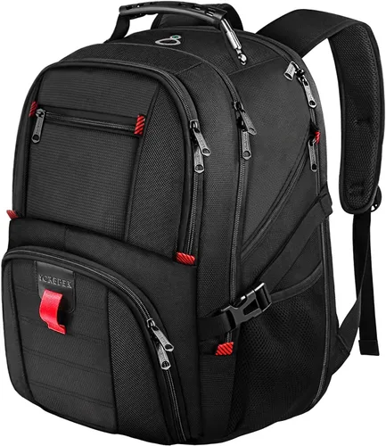 Miniatura 20 de YOREPEK - Mochila de viaje extra grande de 13.2 galones para laptop, resistente al agua, aprobada por aerolíneas, puerto de carga USB, para laptops