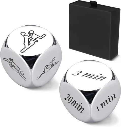 Juego de 2 dados para citas y toma de decisiones, ideas de citas en pareja, regalo divertido para él y ella en cumpleaños y San Valentín