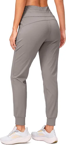Miniatura 19 de G Gradual Pantalones deportivos con forro polar para mujer, de cintura alta, resistentes al agua, térmicos, para invierno, correr, senderismo