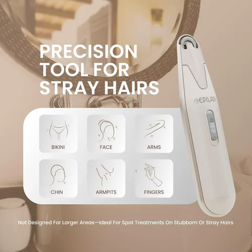 Miniatura 2 de Epilady Depiladora Esthetic Pearl para Rostro de Mujer, Removedor de Vello Facial Femenino Incluye Estuche y Cepillo de Limpieza, Pinzas