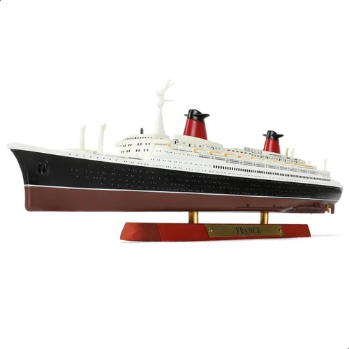 Miniatura 10 de 1/1250 RMS Titanic Modelo de Barco Crucero Clásico de Aleación Metálica Fundida a Presión Modelo de Barco Legendario Crucero Británico con Soporte