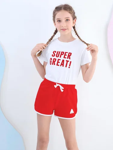 Miniatura 10 de Rolanko Pantalones cortos activos de delfín para niñas, paquete de 3 unidades, ciclismo, correr, verano, playa, atletismo, deportes, 4-14 años