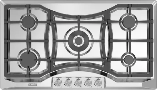 Miniatura 8 de Empava Placa de cocina de gas de 30 pulgadas, 5 quemadores sellados SABAF fabricados en Italia, encendido por llama de iones integrados