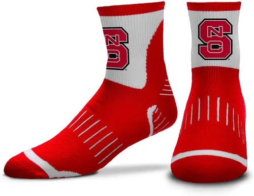 Miniatura 13 de For Bare Feet Adult NCAA Surge Quarter Length Crew Socks - All Weather Performance - Men & Women - Enhance Your Team Footwear
