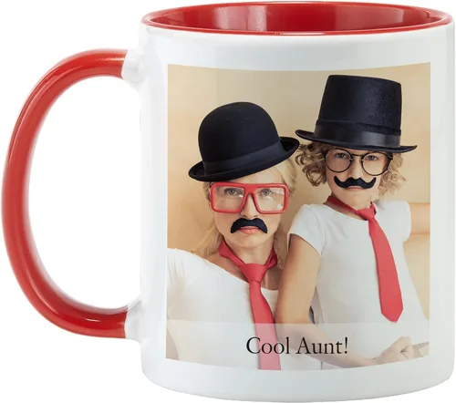 Miniatura 19 de Let's Make Memories Taza con fotos personalizada, taza de café personalizada, tu foto o obra de arte de niños, para ella, cumpleaños, para mamá