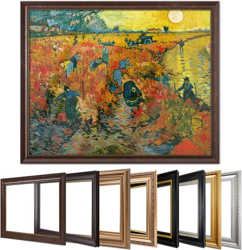 Miniatura 40 de DECORARTS - Serie de pinturas enmarcadas de Vincent Van Gogh (favoritos) – impresión giclée de arte en lienzo.