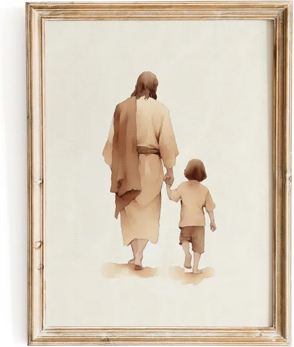 Miniatura 17 de ESSEN Life Sobre la tierra Colosenses 3:2, póster bíblico de arte de pared, decoración cristiana, escritura, versículo de la Biblia, decoración