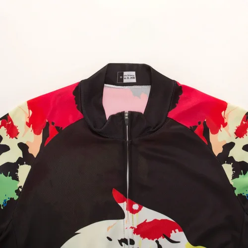 Miniatura 5 de Pohoopo Camisetas de ciclismo transpirable manga corta bicicleta chaqueta ciclismo camisa