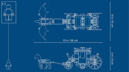 Miniatura 3 de Lego 75951 Animales fantásticos Grindelwald´S Escape Carriage Toy, regalos de Harry Potter, juguetes de construcción y juego para niños