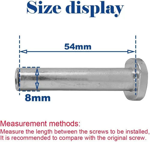 Miniatura 2 de M8 Juego de Tornillos y Pernos Allen de 40-76mm para Masculino y Femenino, Piezas de Patinete para Niños para Patinetes de 2-3-4 Ruedas, Reparación