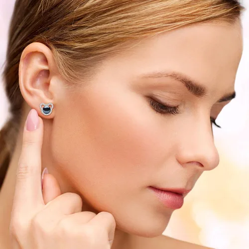 Miniatura 26 de Aretes de perlas de Mickey para mujer, plata de ley S925 y circón, perlas cultivadas de agua dulce, regalos de joyería de Mickey Mouse para mamá