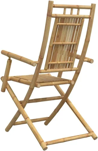 Miniatura 8 de Sillas plegables para patio, 6 piezas, 20.9 x 26 x 39 pulgadas, bambú para comedor, sillas de mesa de comedor para patio, terraza, playa, picnic