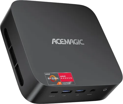 ACEMAGIC Mini PC IAN K1 con Windows 11 Pro, AMD Ryzen 7430U 6C/12T hasta 4.3GHz, 16GB DDR4 512GB SSD, pantalla triple 4K, WiFi 6 BT 5.2 Micro